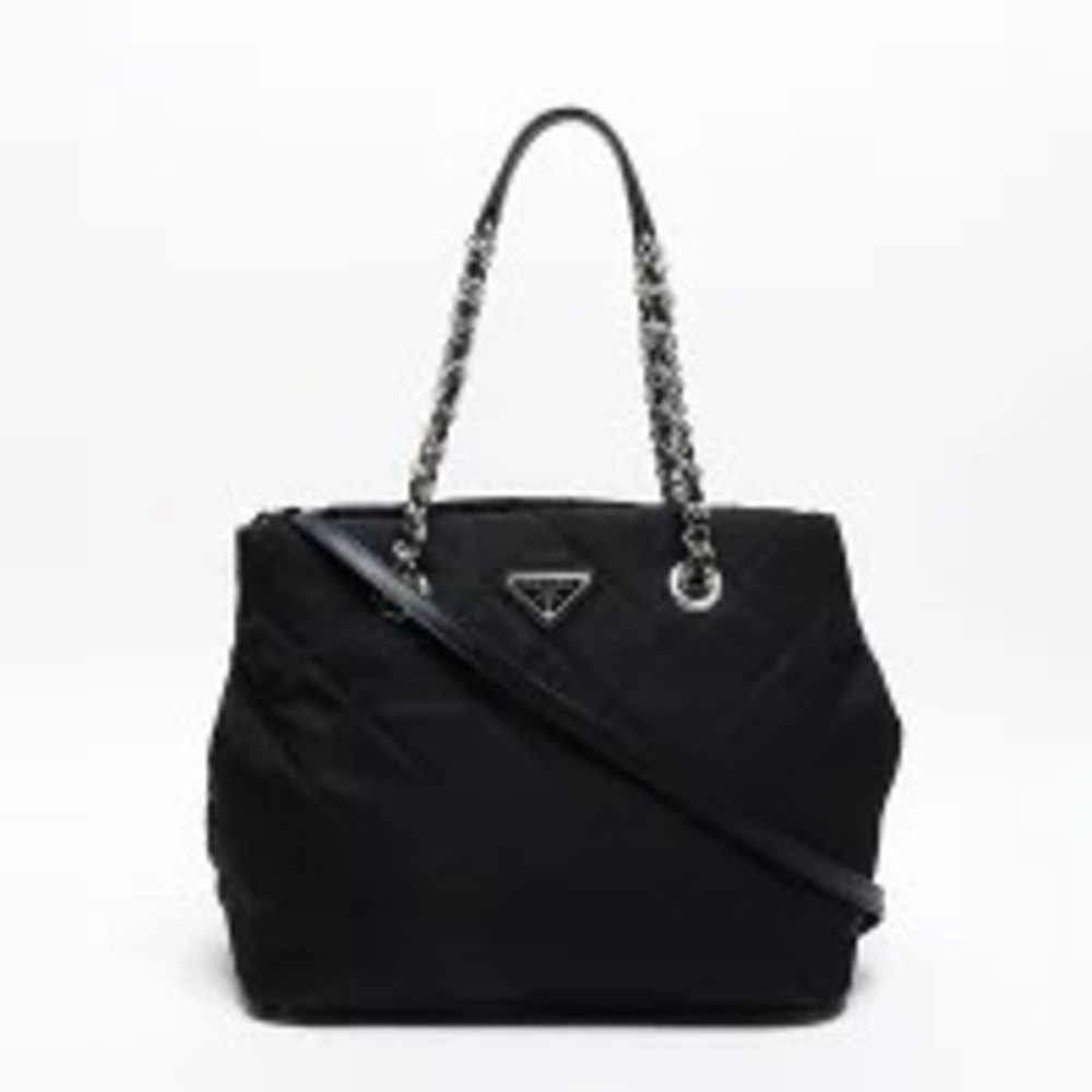 Prada Quilted Black Tote Bag
